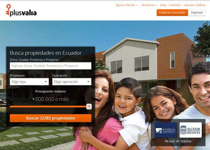 plusvalia.com Ecuador real estate