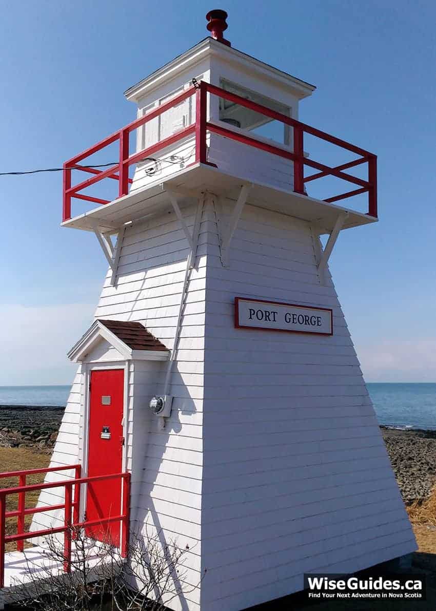 Getting to Port George Lighthouse Nova Scotia