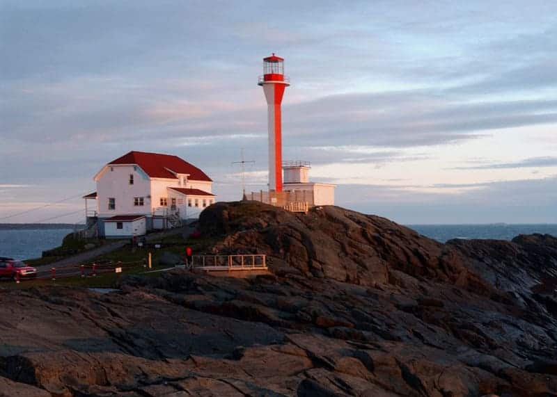 Cape Forchu lighthouse Nova Scotia