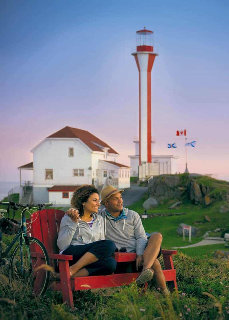 Cape Forchu Nova Scotia lighthouse