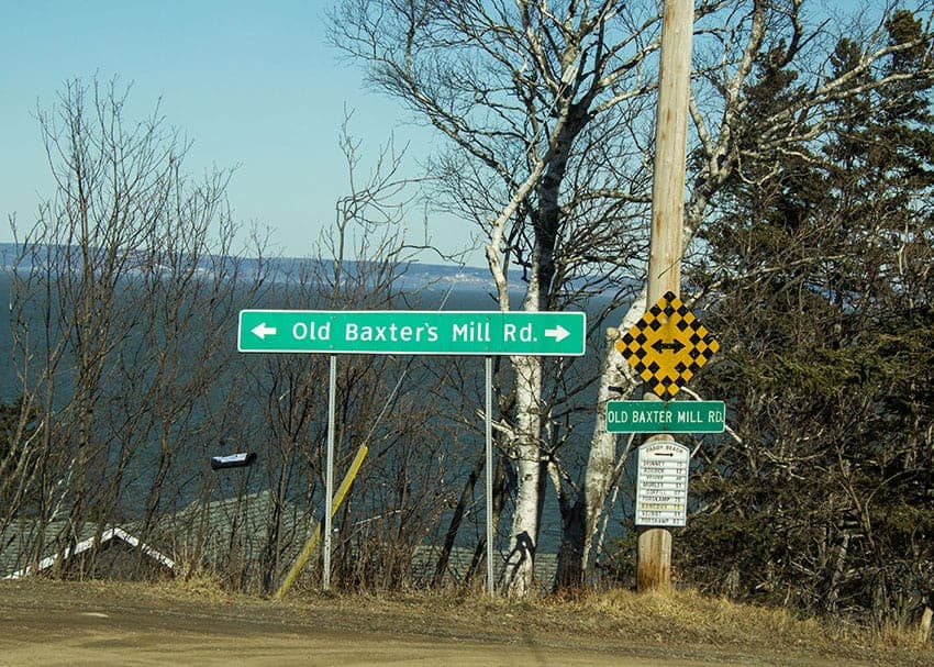Getting to Baxters Harbour Falls Nova Scotia