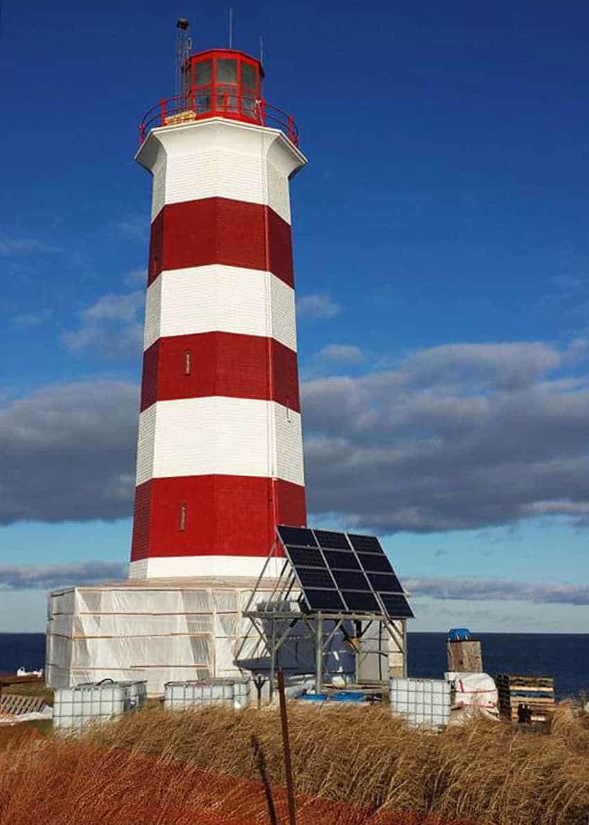Sambro Lighthouse in Nova Scotia Canada