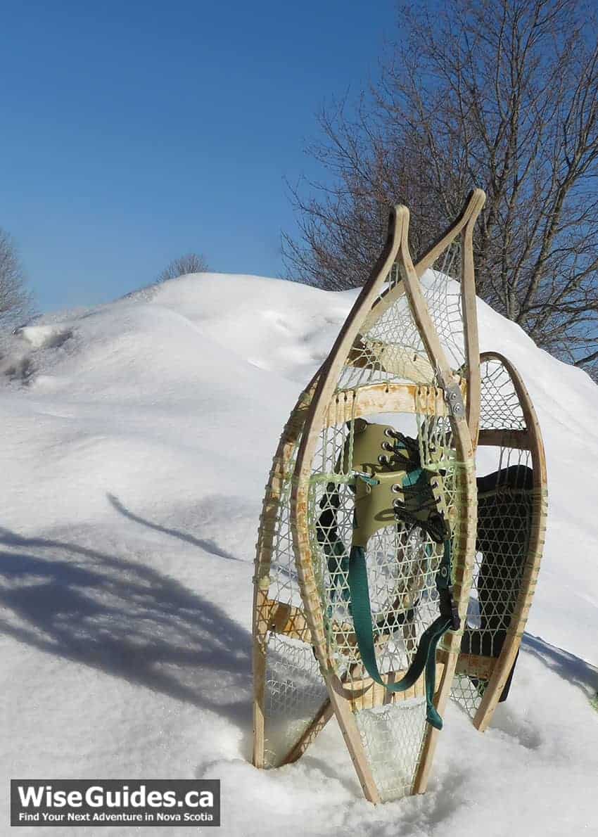 snowshoeing in the Annapolis Valley Nova Scotia