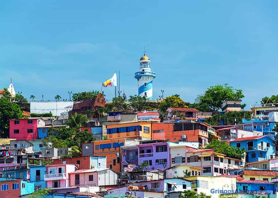 Santa Ana Hill in Guayaquil Ecuador