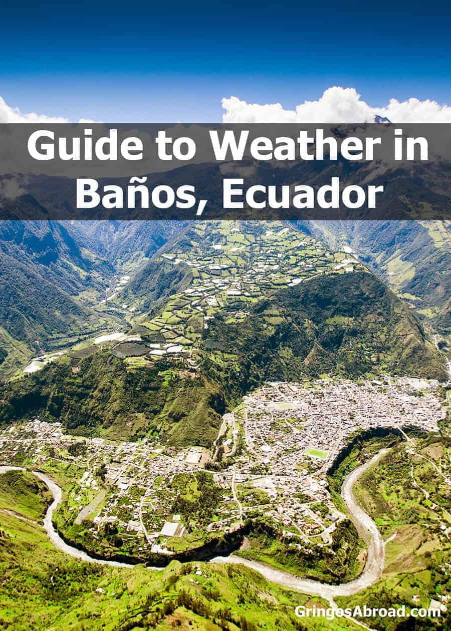 Banos weather in Ecuador
