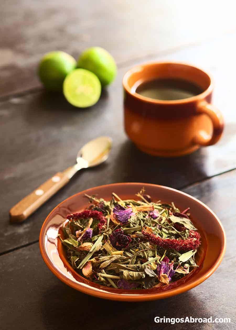 Horchata tea from Ecuador