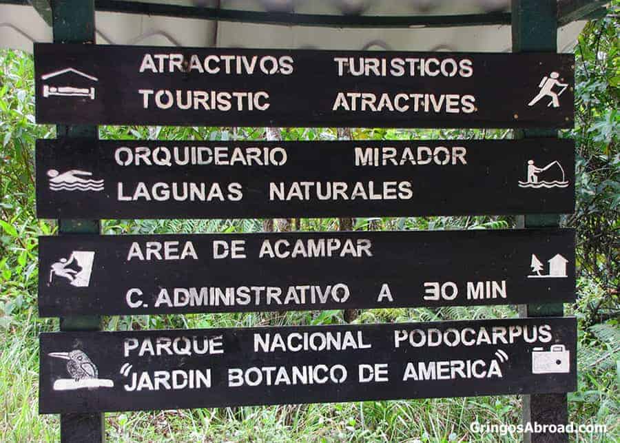 Camping and fishing in Podocarpus National Park Ecuador