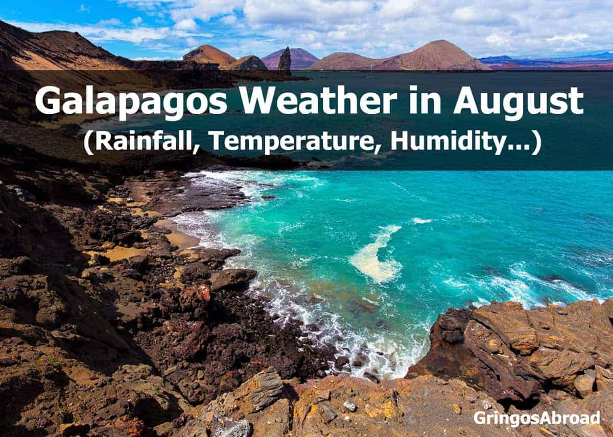 galapagos weather in august