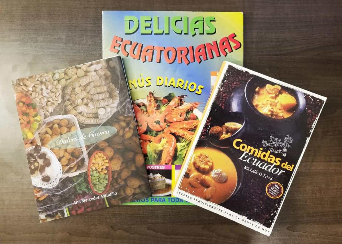 Ecuador recipe books