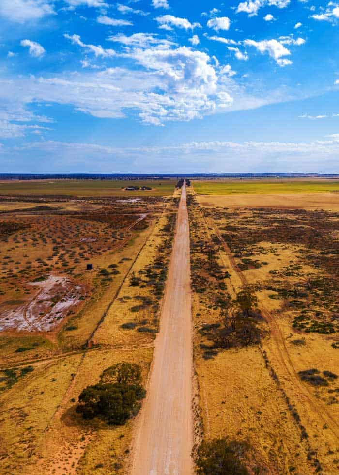 australian desert road