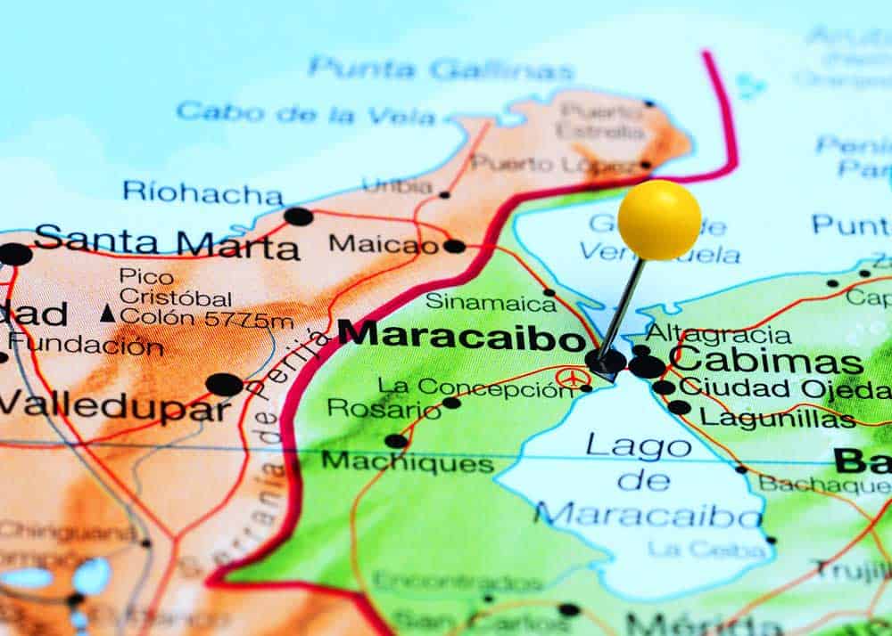 lake maracaibo map